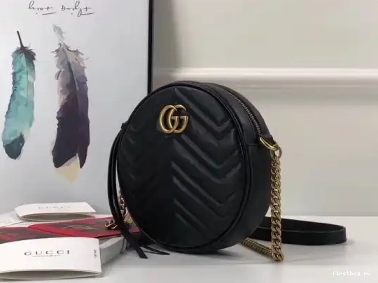 Firstbag ru Marmont GG bag Gucci mini round shoulder 0612